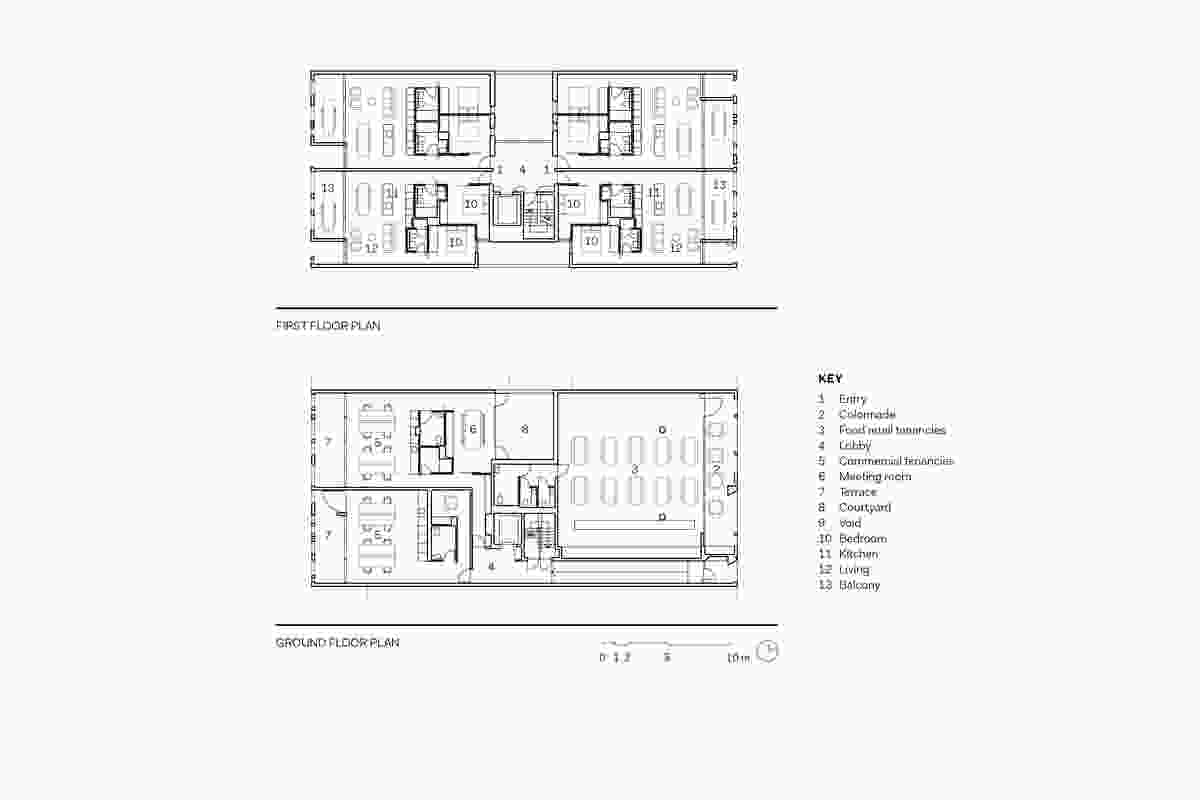 Sydney 385 ground and first floor plans.
