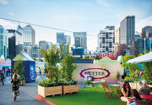 The Urban Dairy 2016 Melbourne Food and Wine Festival (Southbank, Victoria) by Hassell
