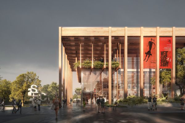The proposed refurbishment of the Sutherland Entertainment Centre by Chrofi and NBRS Architecture.