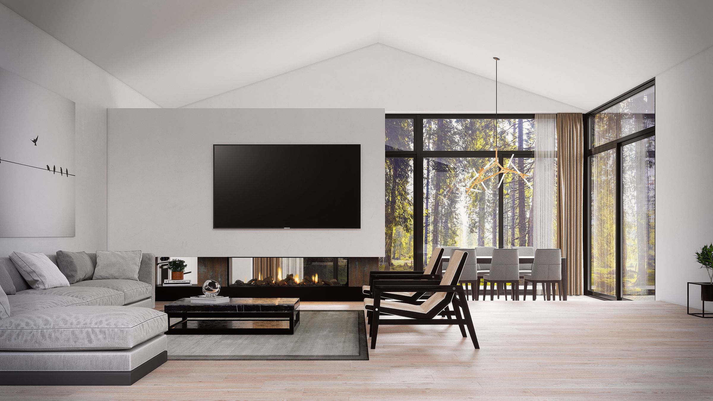 DS gas fireplace series by Escea | ArchitectureAu