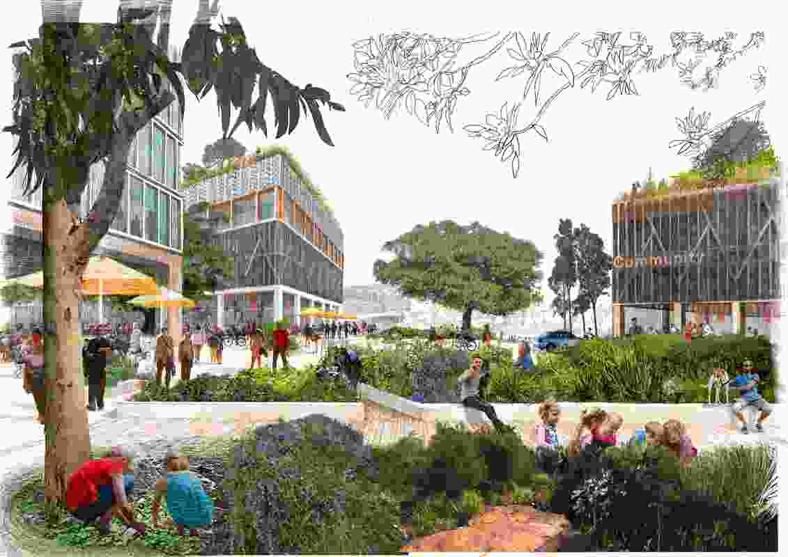 The proposed redevelopment of the Blackwattle Bay precinct.