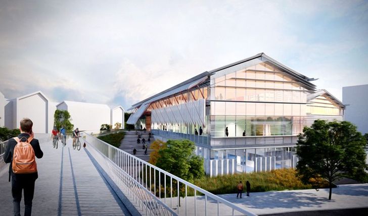 The proposed Willis Street Building at the University of Tasmania designed by John Wardle Architects.